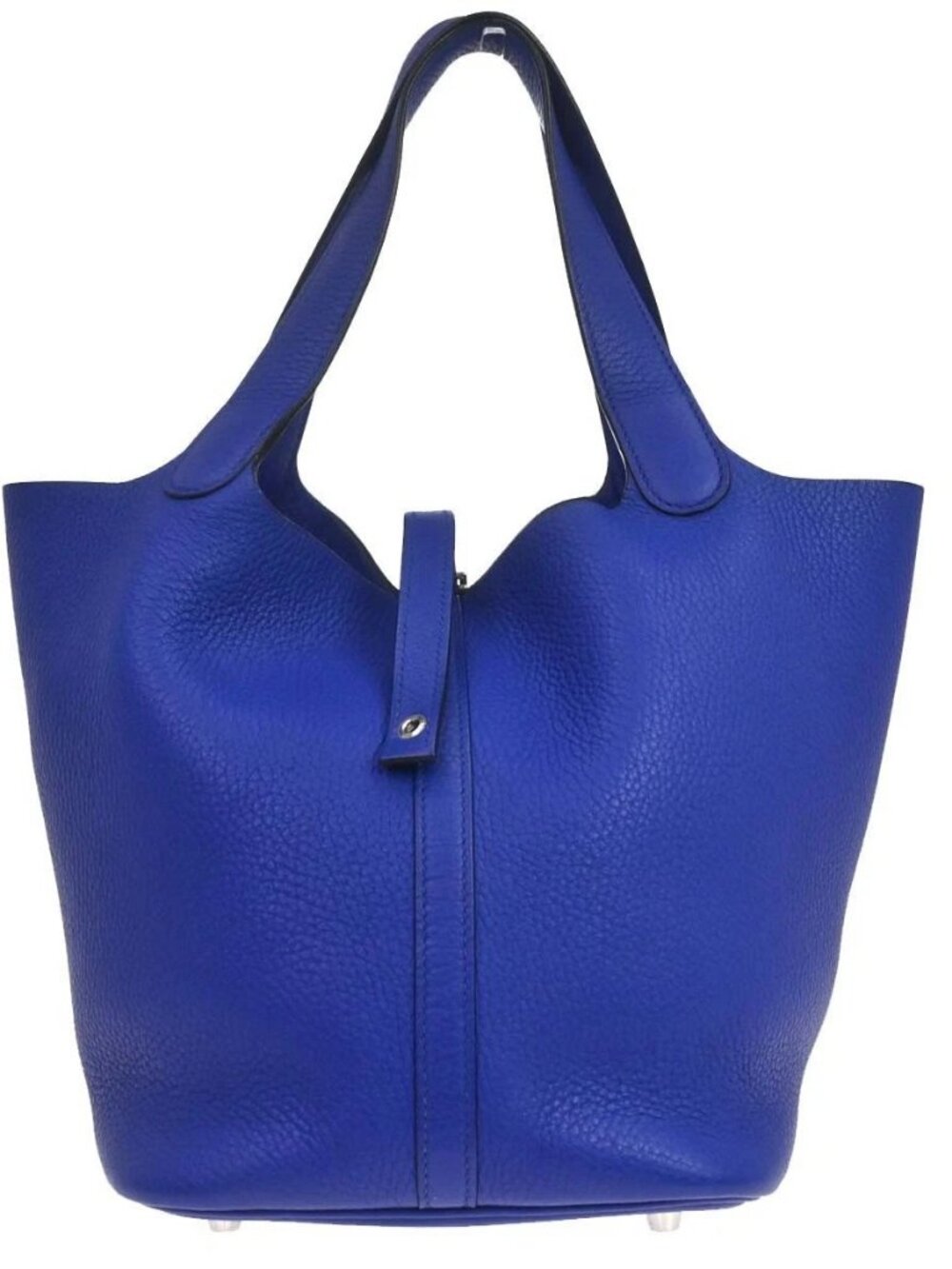 Hermes Blue Royal Taurillon Picotin Lock 22 MM Handbag